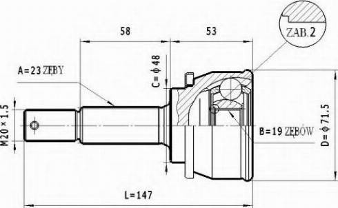 Statim C.513 - Kardan, Pogonska osovina www.molydon.hr