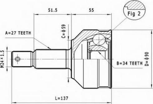 Statim C.108 - Kardan, Pogonska osovina www.molydon.hr