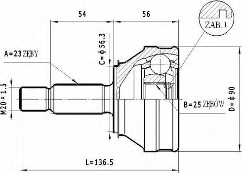 Statim C.364 - Kardan, Pogonska osovina www.molydon.hr