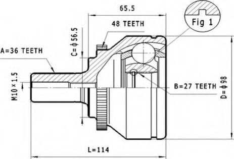 Statim C.386 - Kardan, Pogonska osovina www.molydon.hr