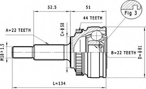 Statim C.382 - Kardan, Pogonska osovina www.molydon.hr