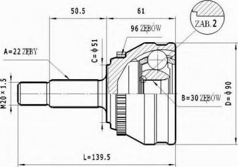 Statim C.334 - Kardan, Pogonska osovina www.molydon.hr