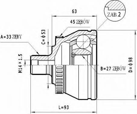 Statim C.322 - Kardan, Pogonska osovina www.molydon.hr