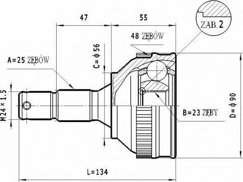 Statim C.260 - Kardan, Pogonska osovina www.molydon.hr