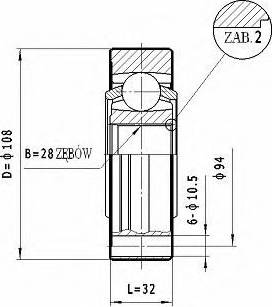 Statim CW.041 - Kardan, Pogonska osovina www.molydon.hr