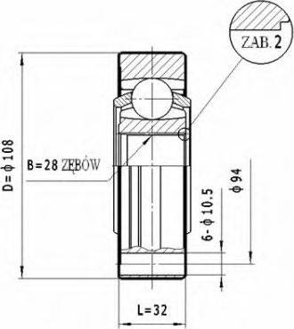 Statim CW.043 - Kardan, Pogonska osovina www.molydon.hr