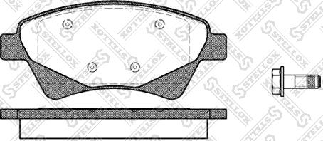 Stellox 987 020-SX - Komplet Pločica, disk-kočnica www.molydon.hr