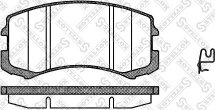 Stellox 976 001L-SX - Komplet Pločica, disk-kočnica www.molydon.hr