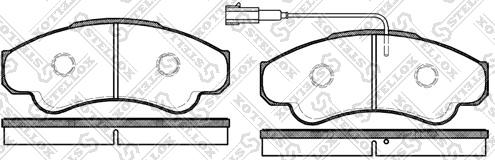 Stellox 970 001BL-SX - Komplet Pločica, disk-kočnica www.molydon.hr