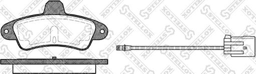 Stellox 444 002-SX - Komplet Pločica, disk-kočnica www.molydon.hr