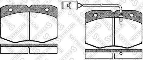 Stellox 446 002-SX - Komplet Pločica, disk-kočnica www.molydon.hr