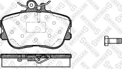 Stellox 456 000B-SX - Komplet Pločica, disk-kočnica www.molydon.hr