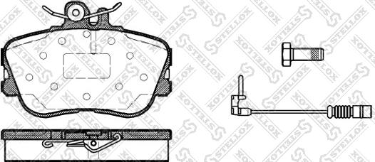 Stellox 456 002B-SX - Komplet Pločica, disk-kočnica www.molydon.hr