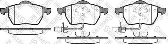 Stellox 401 022B-SX - Komplet Pločica, disk-kočnica www.molydon.hr