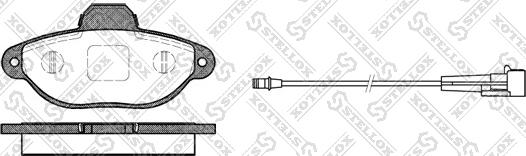 Stellox 425 001B-SX - Komplet Pločica, disk-kočnica www.molydon.hr