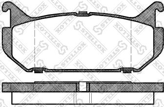 Stellox 427 000-SX - Komplet Pločica, disk-kočnica www.molydon.hr