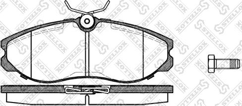 Stellox 473 000B-SX - Komplet Pločica, disk-kočnica www.molydon.hr