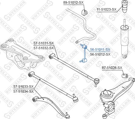 Stellox 56-51011-SX - Šipka/spona, stabilizator www.molydon.hr