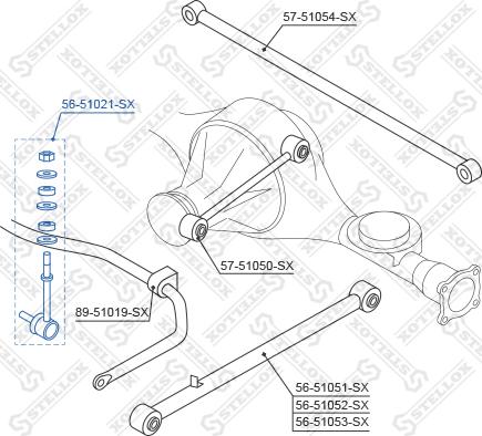 Stellox 56-51021-SX - Šipka/spona, stabilizator www.molydon.hr