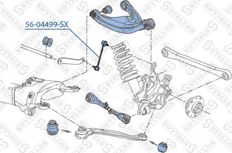 Stellox 56-04499-SX - Šipka/spona, stabilizator www.molydon.hr