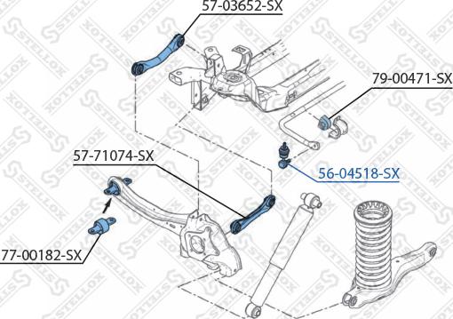 Stellox 56-04518-SX - Šipka/spona, stabilizator www.molydon.hr