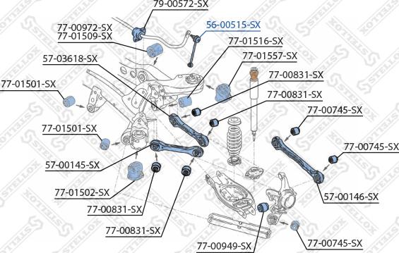 Stellox 56-00515-SX - Šipka/spona, stabilizator www.molydon.hr