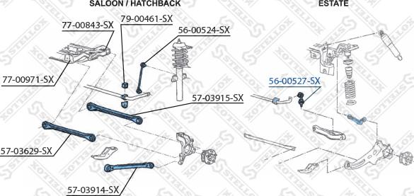 Stellox 56-00527-SX - Šipka/spona, stabilizator www.molydon.hr