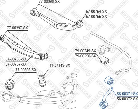 Stellox 56-00371-SX - Šipka/spona, stabilizator www.molydon.hr