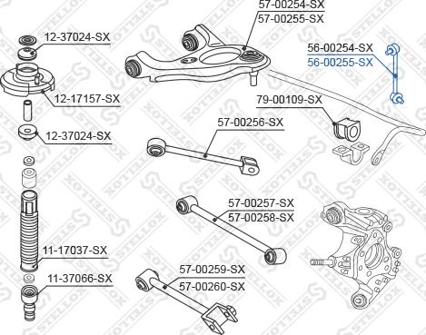 Stellox 56-00255-SX - Šipka/spona, stabilizator www.molydon.hr