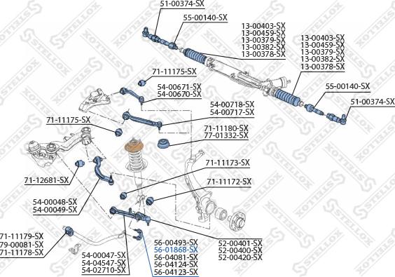 Stellox 56-01868-SX - Šipka/spona, stabilizator www.molydon.hr