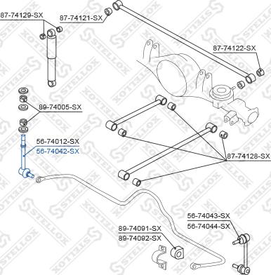 Stellox 56-74042-SX - Šipka/spona, stabilizator www.molydon.hr