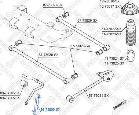 Stellox 56-73009-SX - Šipka/spona, stabilizator www.molydon.hr