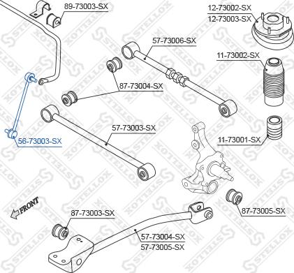 Stellox 56-73003-SX - Šipka/spona, stabilizator www.molydon.hr