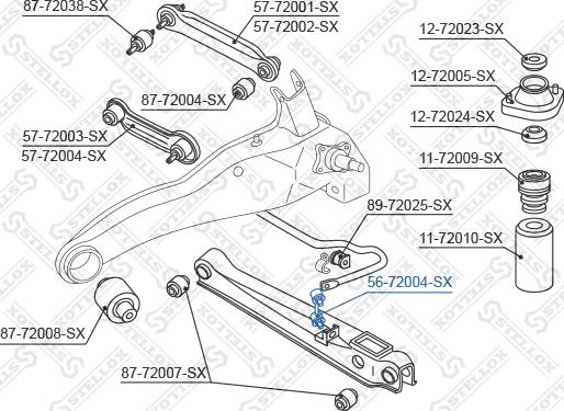 Stellox 56-72004-SX - Šipka/spona, stabilizator www.molydon.hr