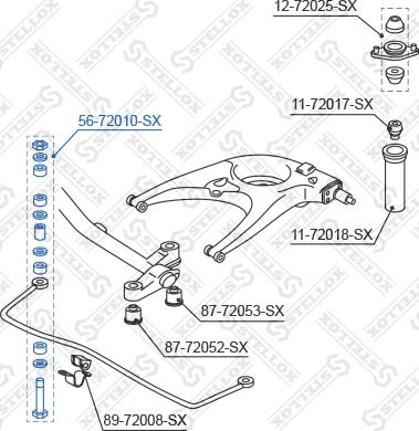 Stellox 56-72010-SX - Šipka/spona, stabilizator www.molydon.hr