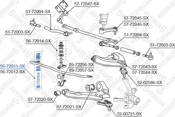 Stellox 56-72011-SX - Šipka/spona, stabilizator www.molydon.hr