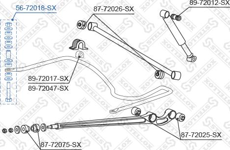 Stellox 56-72018-SX - Šipka/spona, stabilizator www.molydon.hr