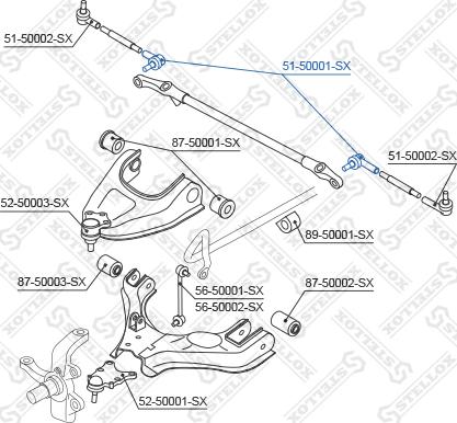 Stellox 51-50001-SX - Kraj spone, kuglasti zglob www.molydon.hr