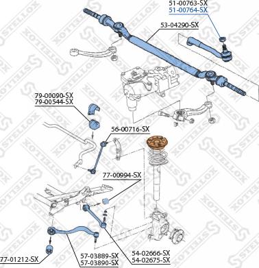 Stellox 51-00764-SX - Kraj spone, kuglasti zglob www.molydon.hr