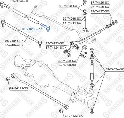 Stellox 51-74043-SX - Kraj spone, kuglasti zglob www.molydon.hr