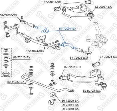 Stellox 51-72004-SX - Kraj spone, kuglasti zglob www.molydon.hr