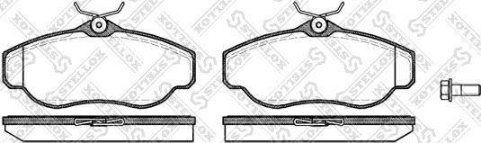 Stellox 587 000-SX - Komplet Pločica, disk-kočnica www.molydon.hr