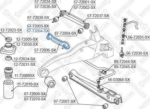 Stellox 57-72004-SX - Rame, Nezavisna poluga za ovjes kotača www.molydon.hr