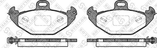 Stellox 697 000B-SX - Komplet Pločica, disk-kočnica www.molydon.hr