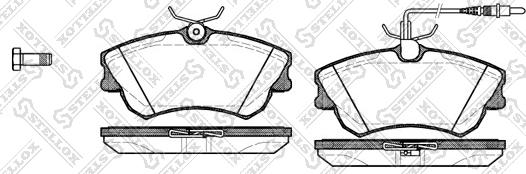 Stellox 649 002B-SX - Komplet Pločica, disk-kočnica www.molydon.hr