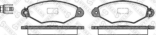 Stellox 654 000B-SX - Komplet Pločica, disk-kočnica www.molydon.hr