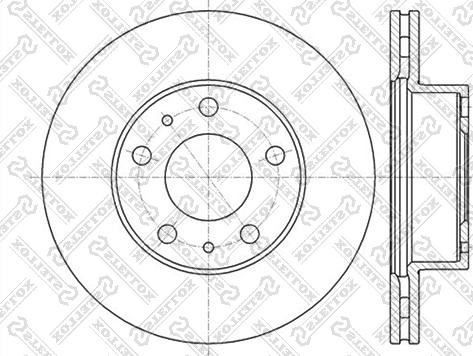 Stellox 6020-9945V-SX - Kočioni disk www.molydon.hr