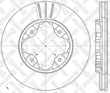 Stellox 6020-9941V-SX - Kočioni disk www.molydon.hr