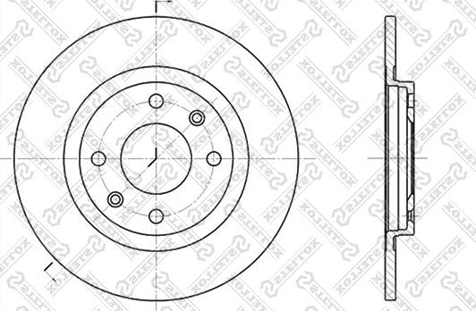 Stellox 6020-9914-SX - Kočioni disk www.molydon.hr