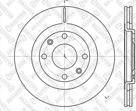 Stellox 6020-9915V-SX - Kočioni disk www.molydon.hr